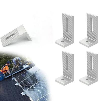 4/8 szt. Uchwyt Montażowy Panelu Słonecznego Złącze Słoneczne Kąt 90° Złącze PV Stop Aluminium Zacisk Mocujący Akcesoria Kątownik L