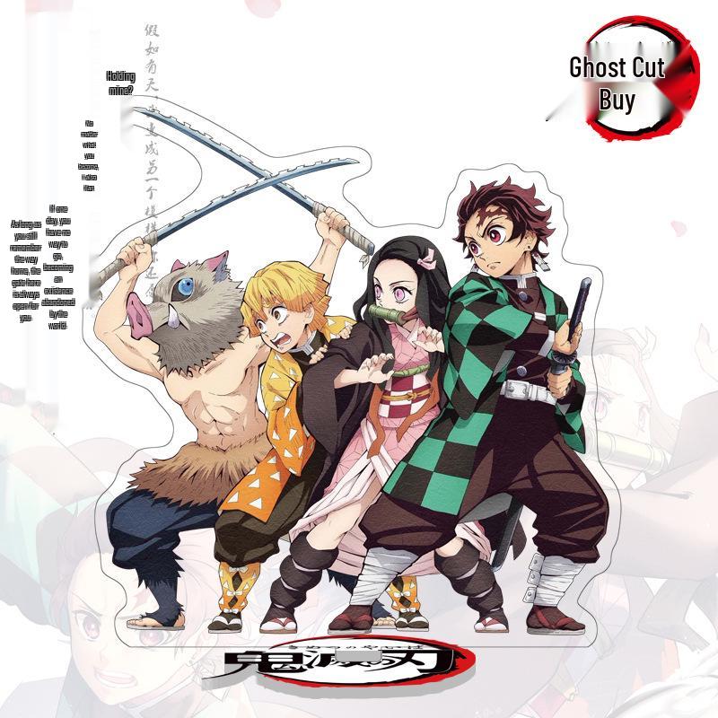 

Клинок, що розсікає демонів 40-1 Великий акриловий стенд: Колекційна фігурка Тандзіро та Незуко 16cm HD Double-sided