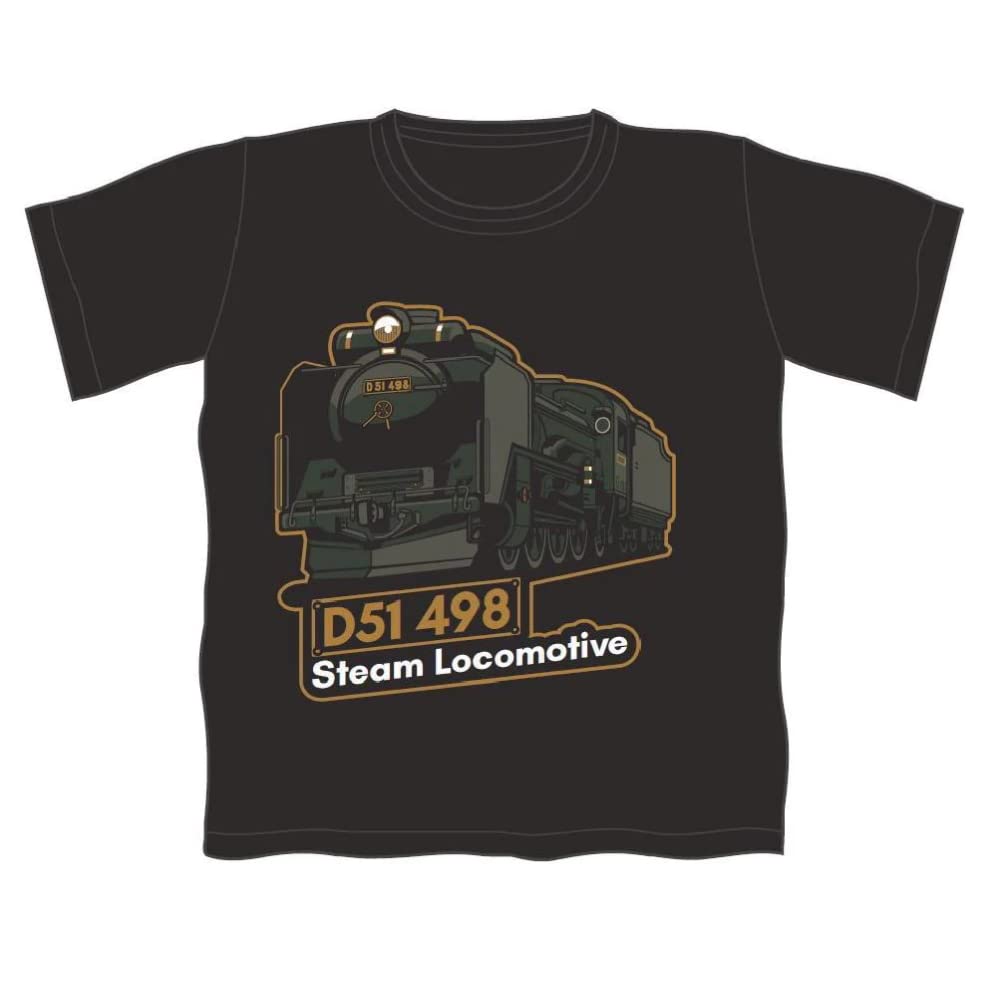 Kids' Train T-shirt D51 Black 130cm PA-298