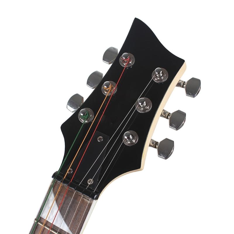 6PCS Professional Electric Guitar Strings Acoustic Guitar Accessories Music Performances Strings Stainless Steel Texture