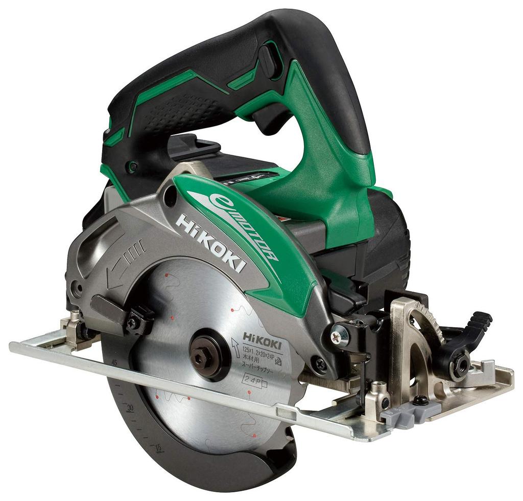 HiKOKI 18V Cordless Circular 125mm Blade C18DBL Includes Quick and Case Saw, Rechargeable, Diameter, (LYPK), 6.0Ah Lithium-Ion Battery, Charger,