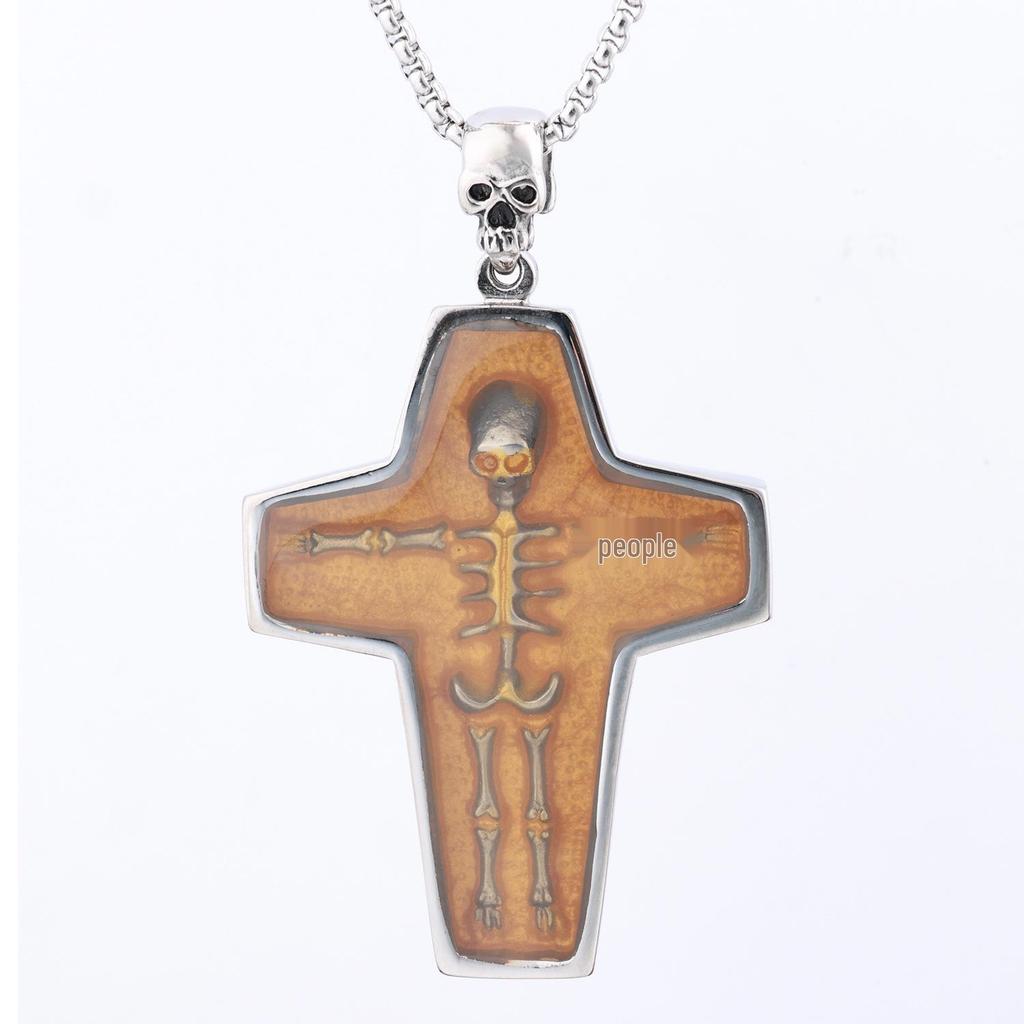 Skull Series Zombie Coffin Epoxy Pendant: Death Comes Collection for Men and Women