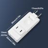 Wall Outlet Extension Electrical Socket 180 Degree Plug Adapter Mexico Canada Travel Adapter Portable Power Adapter