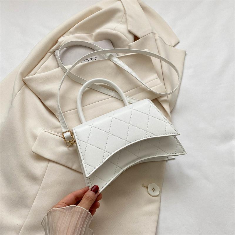 Vintage Chic Small Square Handbag Stylish Pu Leather Tote Bag For Everyday Fashion