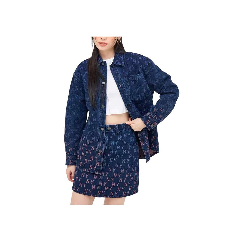 New MLB New York Yankees Shirt Unisex Indigo 3ADRM0144-50INS