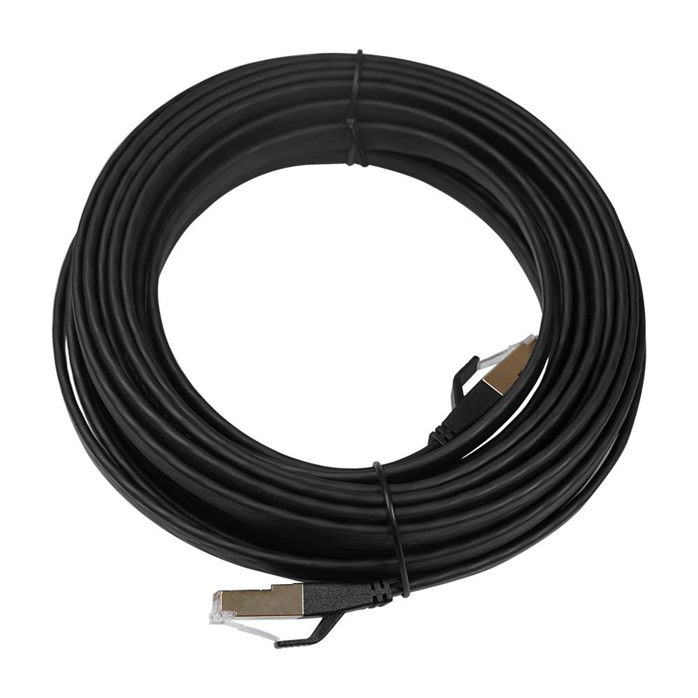 

RJ45 CAT8 Network Cable Flat Shielded Ethernet LAN High Speed 2000MHz 40GBPS