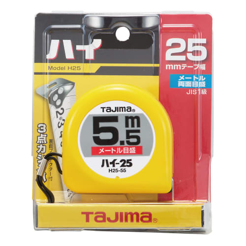 Tajima Convex 5.5m x 25mm High 25 H2555BL