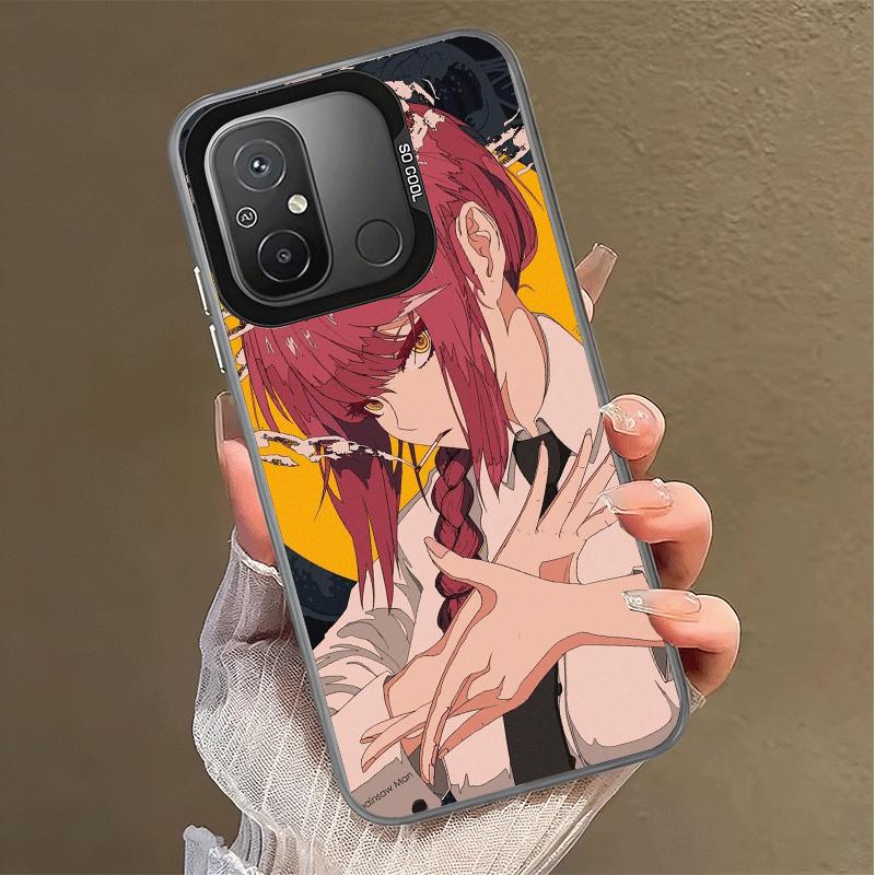 Anime Character Makima CSM Soft Phone Case for Xiaomi Redmi 15C 15 14C 13C 12C Poco X5 X6 X7 Pro X3 F8 F7 Ultra M8 13 12 Cover B