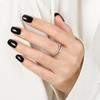 S925 Sterling Silver Women's Diamond Inlaid Double Layer Hollow Round Ring – European & American Fashion Style