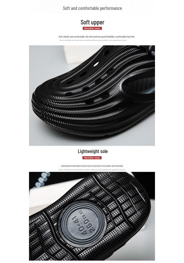 Men's 2026 Non-slip Clog Sandals - Summer Closed-toe Outdoor Beach Slippers