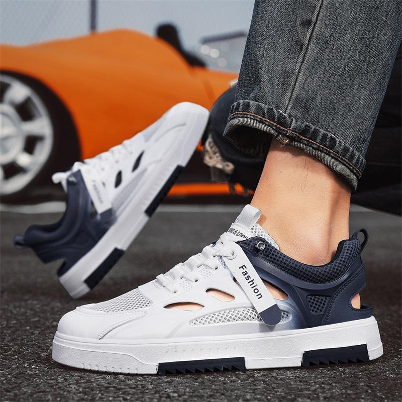 Mode CYYTL Schuhe für Herren Mesh Sommer Sneaker Lässig Atmungsaktiv Sport Outdoor Tennis Wandern Laufen Designer Luxus Plateau Slipper