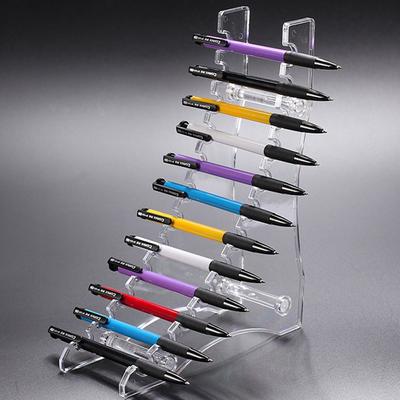 1PC Kugelschreiberhalter Acryl-Display-Ständer Klar Make-Up Pinsel Rack Organizer Halter Nagelbürste Schreibwaren Schule Kinder Geschenk