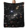 James Webbs First Deep Field James WebbJWST  Space Poster Throw Blanket Cozy Light Blanket for Travel Camping Picnic