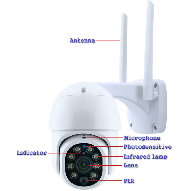 Tuya Solar-Powered Outdoor Waterproof 4G Surveillance Camera with Remote HD Monitoring