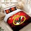 Al Ahly Bedding Set, 1 Duvet Cover & 2 Pillowcases Soft Comfortable Bedroom Home Textile Decor