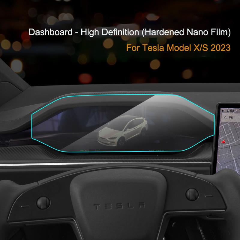 For Tesla Model X TPU Blackened Headlight Taillight Foglight Protective Film for Model S 2024 Black Color Changing Films