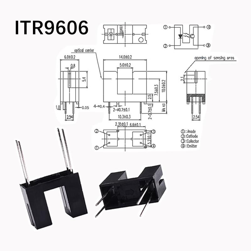 10pcs ITR9606 ITR9608 GK105A GK-152 H2010 ITR1120 ITR20005-F ST150 DIP-4 Photoelectric Switch Optically Coupled Sensors New