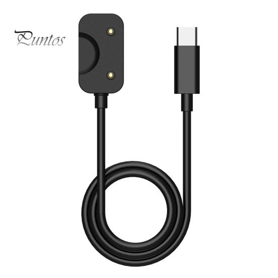 

Кабель для зарядки умных часов USB/Type-C Быстрая зарядка Безопасный в использовании Портативный гибкий шнур для зарядки часов Кабельные аксессуары для SamsungGalaxy Fit3 Type-C Black 100cm