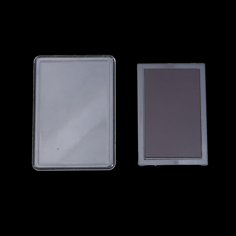 10PCS DIY Square Small Photo Display Frames Creative Transparent Decorative Refrigerator Magnet Kits Frame Blank Inserts