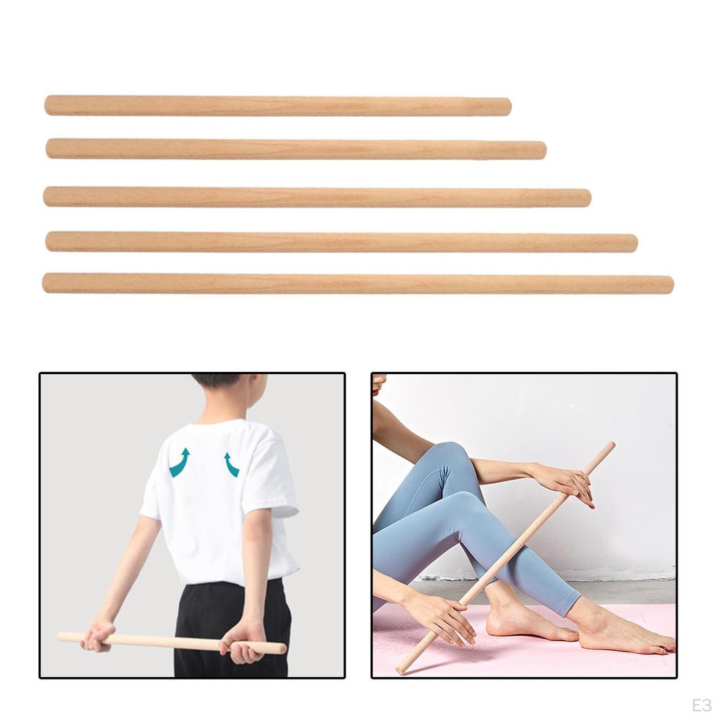Holz Yoga Stock Offene Schulter Stange für Körperformung Pranayama Verschönerung