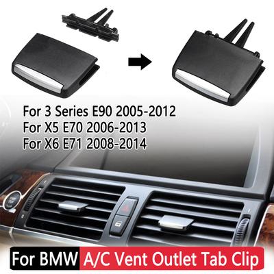 1 stück Auto Front A/C Klimaanlage Vent Outlet Tab Clip Für BMW 3 Serie E90 2005-2012 für X5 E70 2006-2013 X6 E71 2008-2014