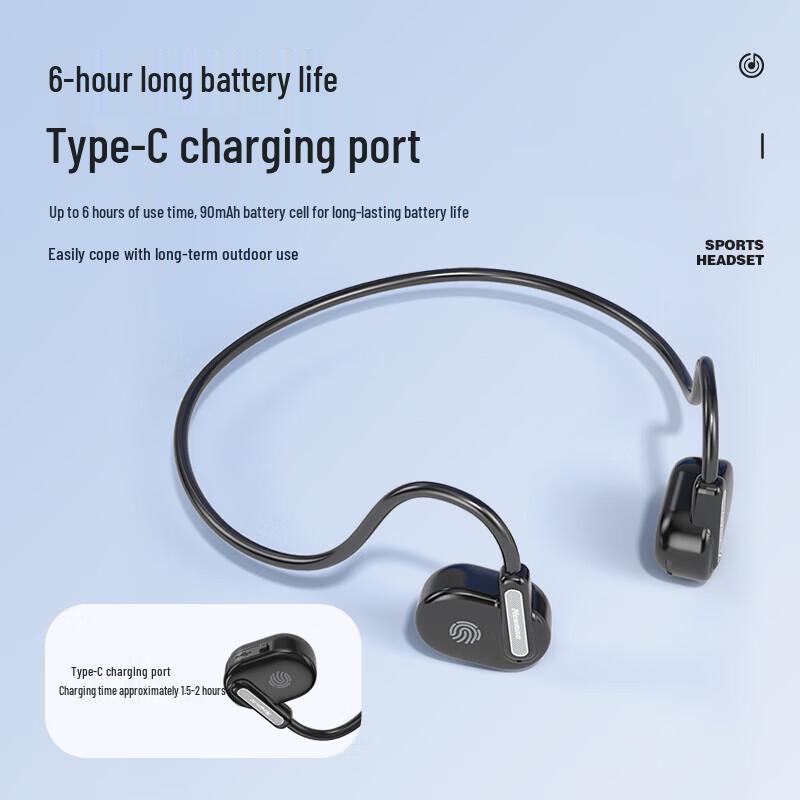Newmine mini6S Open-Ear Ear-Hook Sports Bluetooth Headphones