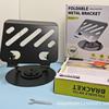 360° Rotating Metal Laptop & Tablet Stand with Lifting and Folding Cooling Base