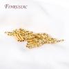 18K Gold Plated Brass Metal Texture Tube Beads 7/10MM Straight Tube Beads DIY Bracelet Necklace Making Supplies Accessories