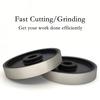 Diamond Lapidary Jewelry Grinding Wheel 6 Inch with 1 Inch Arbor Hole, Diamond Grinding Wheel for Gem, Marble, Granite, Glass, Ceramics, Cemented