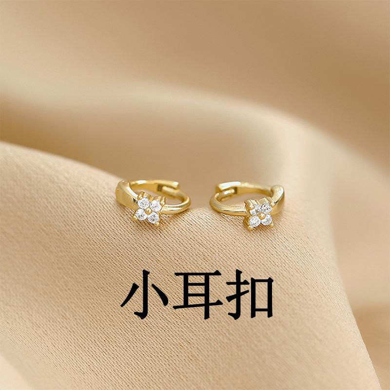 925 Sterling Silver Jewelry Simple Crystal V Style Butterfly Hoop Earrings for Women Wedding Party Jewelry For Girls Friend Gift