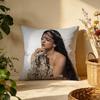 Trendy Rrosaliaing Cushion Cover Versatile DoubleSided Pillow Case Fit for Sofa Bed Car  Daily Decor