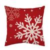 Soft Christmas Pillow Cover Santa Claus Xmas Tree Pillowslip Throw Cushion Case  Winter Decor