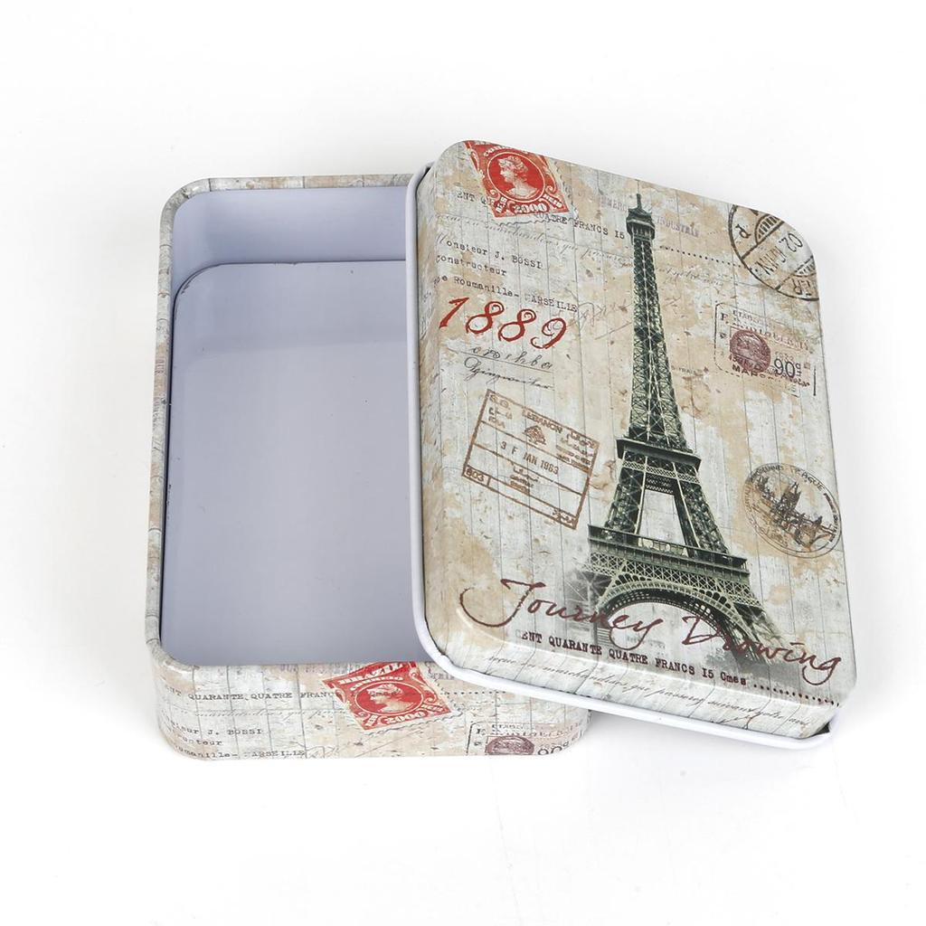 Small Storage Boxes Mini Cute Kawaii Cartoon Tin Metal Box Case Home Storage Organizer For Jewelry Kids Toy Gift Home Supplies