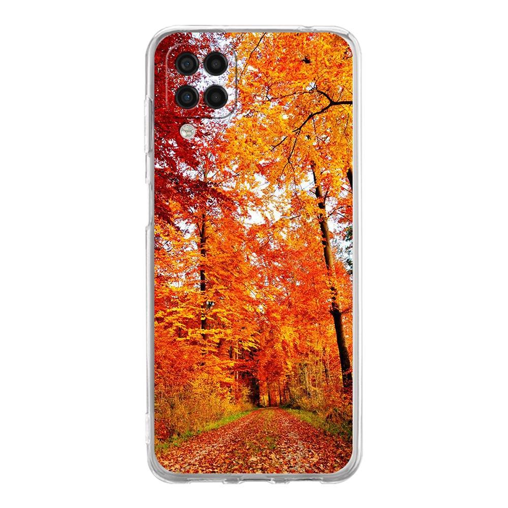 Leaves Maple Leaf Autumn Phone Case For Samsung A03 A13 A23 A33 A53 A73 Galaxy A01 A03s A11 A21s A31 A41 A51 A52 A71 M31 Cover