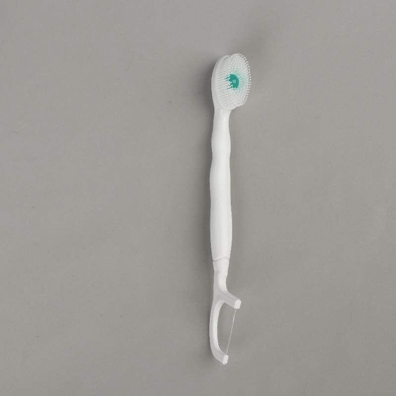 8/16Pcs Portable And Individually Packaged 3-In-1 Brush Head Toothbrush Floss Disposable Toothbrush For Adults On Business Trips