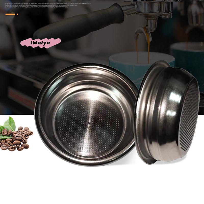 M-Universal 304 Stainless Steel Filter Basket for Bottomless Portafilter 58mm Espresso Powder Bowl for Home Baristas Coffee