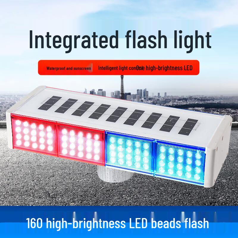 

Solar Powered LED Warning Flashing Light