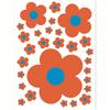 Colorful Flower Wall Sticker for Car Glass Baby Room Wall Decals Living Room Children Home Decor Bedroom Decoration 1Pcs Cartoon