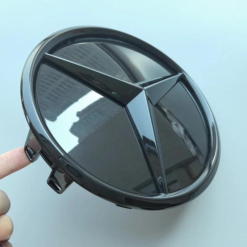 2025 Hot For Benz 185mm 205mm 3D Star Logo Front Grille Mirror Badge ABS Car Emblem for Mercedes Benz W204 W205 W206 X253 W166 V