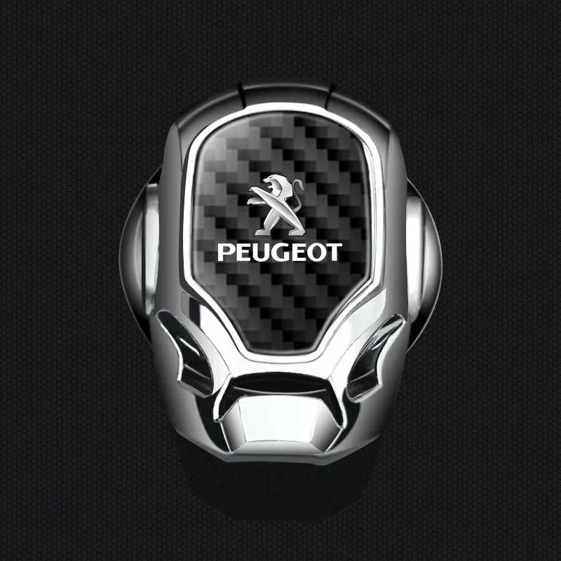 2026 Hot Car Sticker 1pcs Car One-Click Start Buttons Protective Cover Decoration Car Gadgets For Peugeot 308 408 508 RCZ 208 30