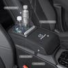 Auto Armlehnenbox Polster Armlehnenkissen mit Getränkehalter für Volvo V60 V40 XC90 S60 C30 XC60 Memory-Schaum Ellbogenstütze Höhenverstellpad