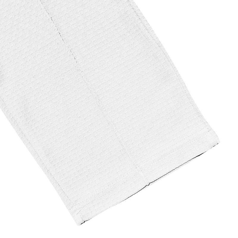 Mens Waffle Knit Straight Leg Drawstring Casual Pants
