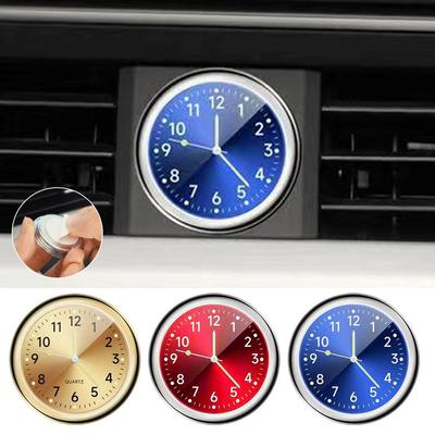 Luminous Car Interior Quartz Clock Auto Thermometer Hygrometer For Automobiles Decoration Ornament Electronic Clock Accessories
