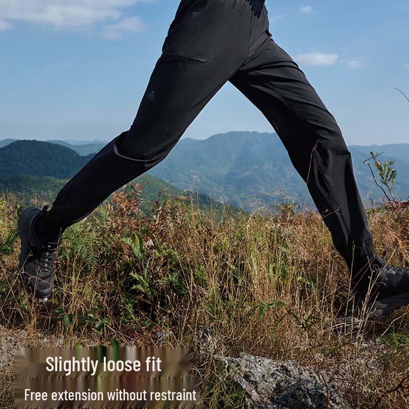 Pelliot Men's Outdoor Wear-Resistant Hiking Softshell Pants