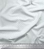 Soimoi Japan Crepe Satin Fabric Check Shirting Print Fabric by Metre 42 Inch