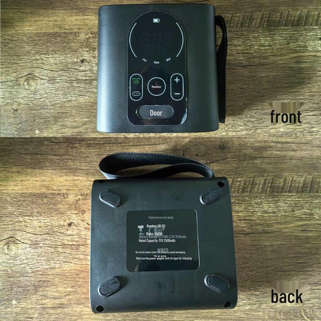 0-22PSI Paddleboard & Car Tent High-Pressure Pump with Smart Auto Stop