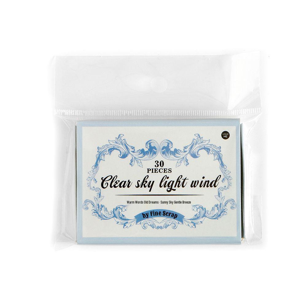 Infeelme Warm Words & Old Dreams Sticky Notes - Artistic Embossed Journal, 30-Sheet Pack, 4 Styles