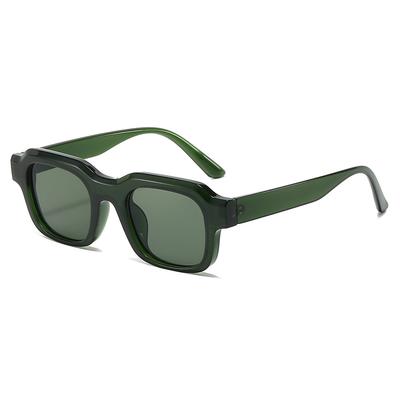 Čtvercové sluneční brýle Pánské Dámské Průhledné sluneční brýle Cestovní stínidla Vintage Retro UV400 Lunette Soleil Femme