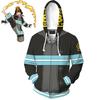 Anime Enn Enn No Shouboutai Fire Force sweat à capuche Firesoldier veste manteau Costumes