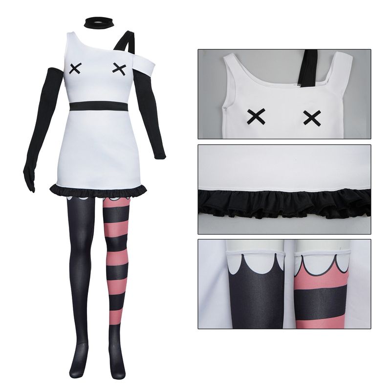 Hell Inn Vaggie Cosplay Costume, Extremely Evil Boss Vaggie, Hell Inn Vaggie Cosplay Outfit